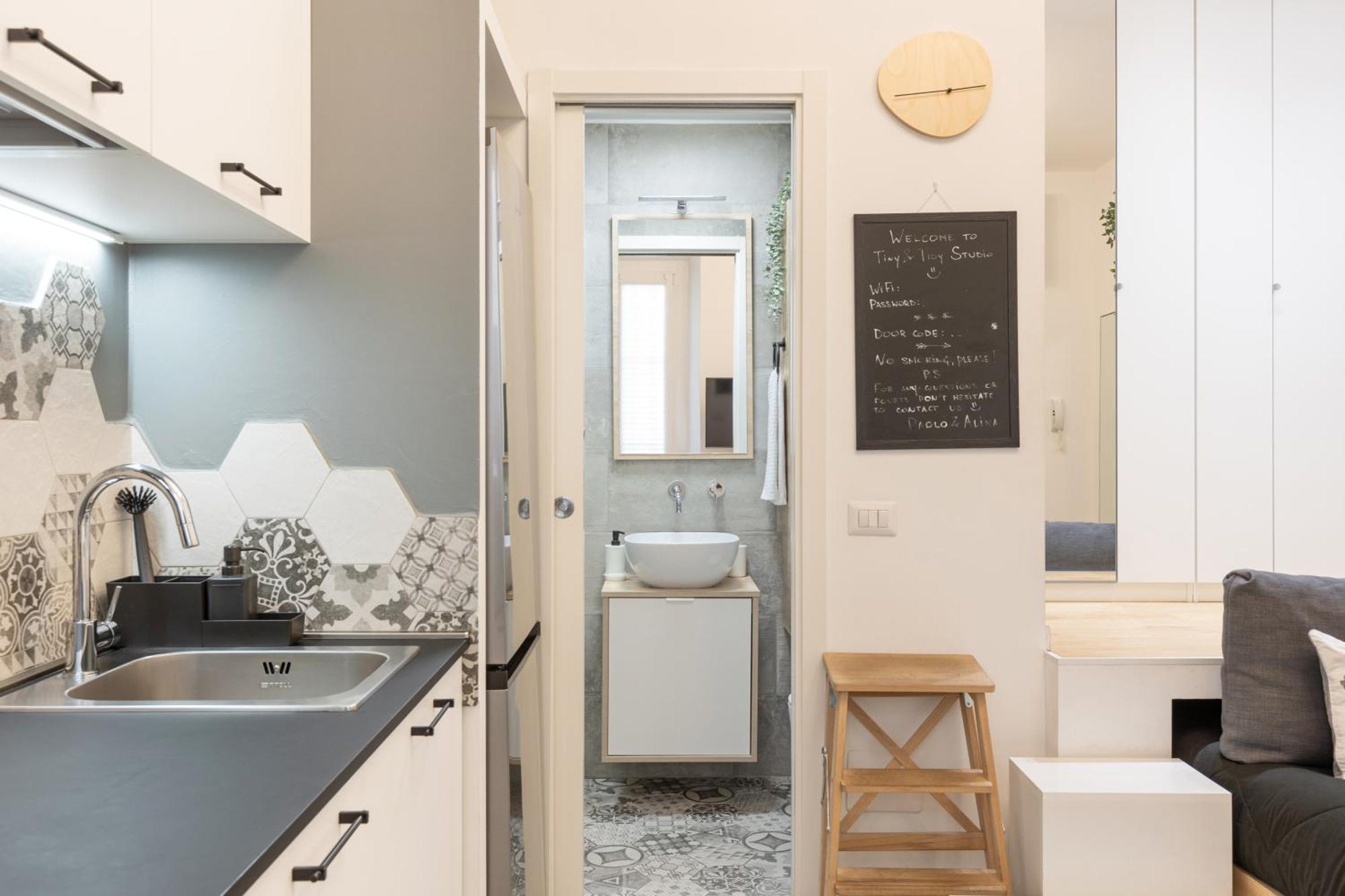 Apartamento Tiny & Tidy In The Key Area Of Milán